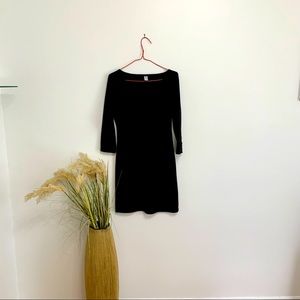 Woman’s black dress